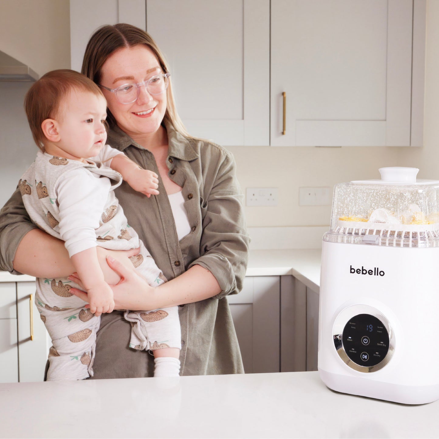4-in-1 Baby Bottle Washer, Steriliser, Dryer & Protector | from Bebello