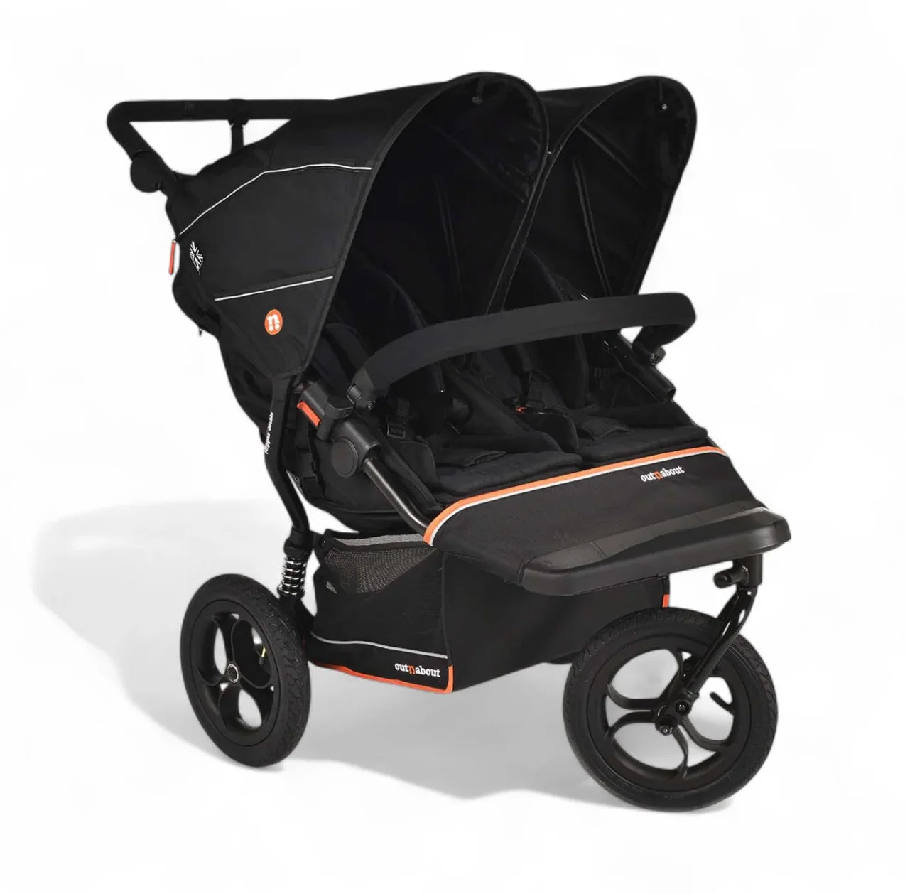 Out'n'About Double Nipper Pushchair
